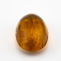 Citrine - 31.8 Ct Rare Oval Cut Madeira