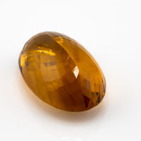 Citrine - 31.8 Ct Rare Oval Cut Madeira