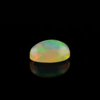 Ethiopian Opal - 2.43ct AAA Huge Flash 11.14mm X 8.37mm