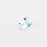 Topaz - 1.28ct Emerald Cut Swiss Blue