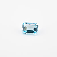 Topaz - 1.28ct Emerald Cut Swiss Blue