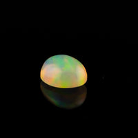Ethiopian Opal - 2.43ct AAA Huge Flash 11.14mm X 8.37mm