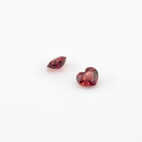 Ruby - 0.31ct Heart Unheated Purplish Red Ruby