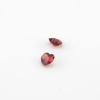 Ruby - 0.31ct Heart Unheated Purplish Red Ruby