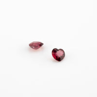 Ruby - 0.31ct Heart Unheated Purplish Red Ruby