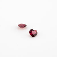 Ruby - 0.31ct Heart Unheated Purplish Red Ruby