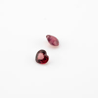 Ruby - 0.31ct Heart Unheated Purplish Red Ruby