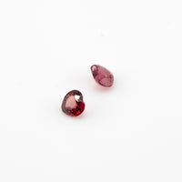 Ruby - 0.31ct Heart Unheated Purplish Red Ruby
