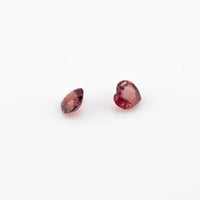 Ruby - 0.31ct Heart Unheated Purplish Red Ruby