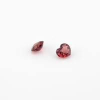 Ruby - 0.31ct Heart Unheated Purplish Red Ruby