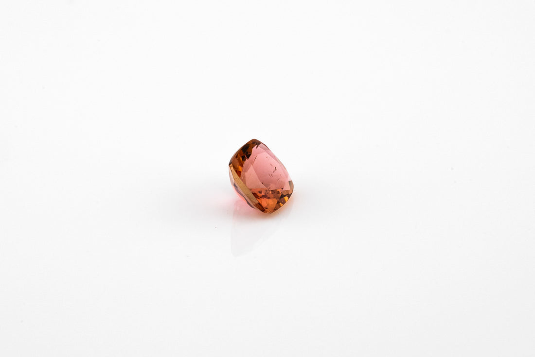 Tourmaline - 0.75ct Pink Orange Blossom Colour Investment Grade Intense Luster