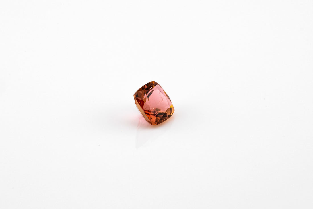 Tourmaline - 0.75ct Pink Orange Blossom Colour Investment Grade Intense Luster