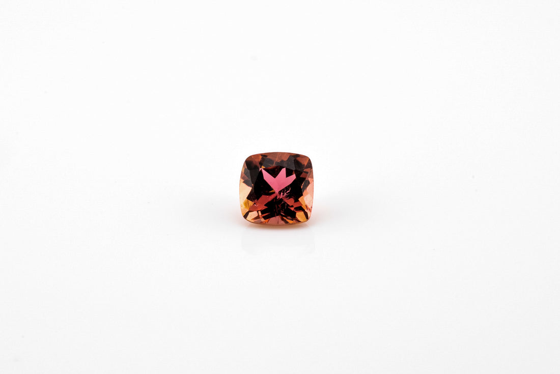 Tourmaline - 0.75ct Pink Orange Blossom Colour Investment Grade Intense Luster