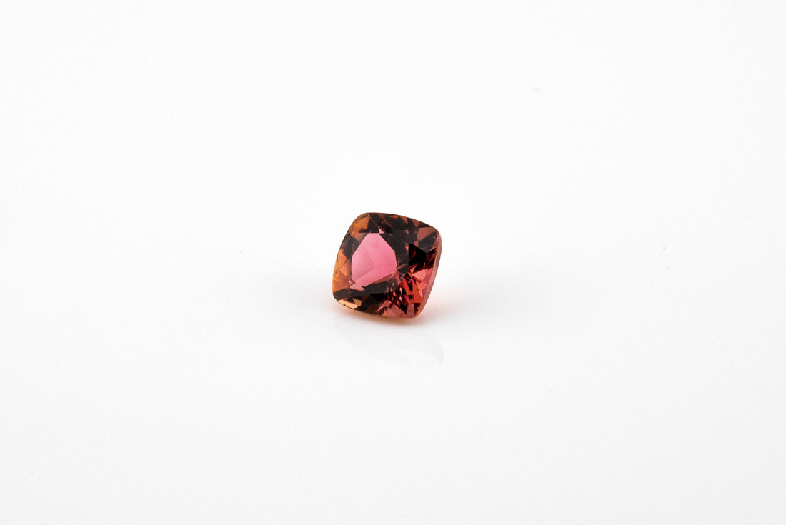 Tourmaline - 0.75ct Pink Orange Blossom Colour Investment Grade Intense Luster