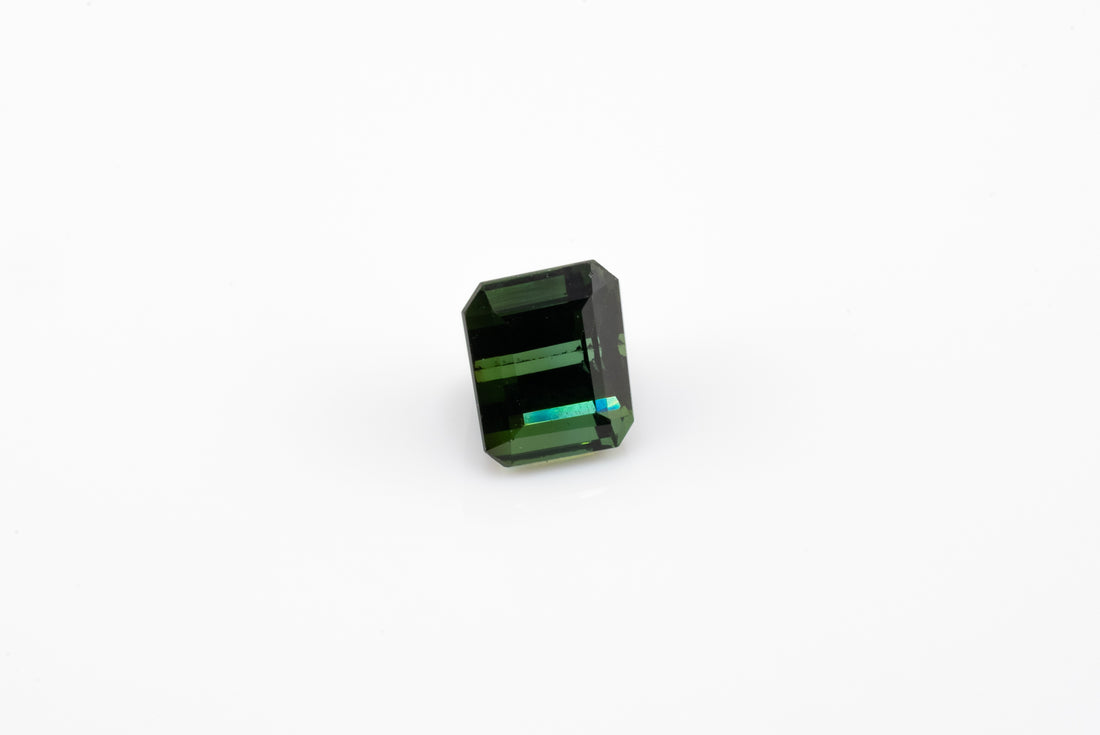 Tourmaline - 1.66ct VVS Octagon Natural Forest Green