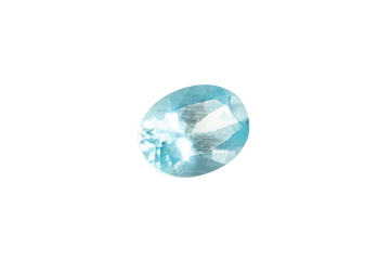 Aquamarine - 1.06ct Oval Cut Strong Blue