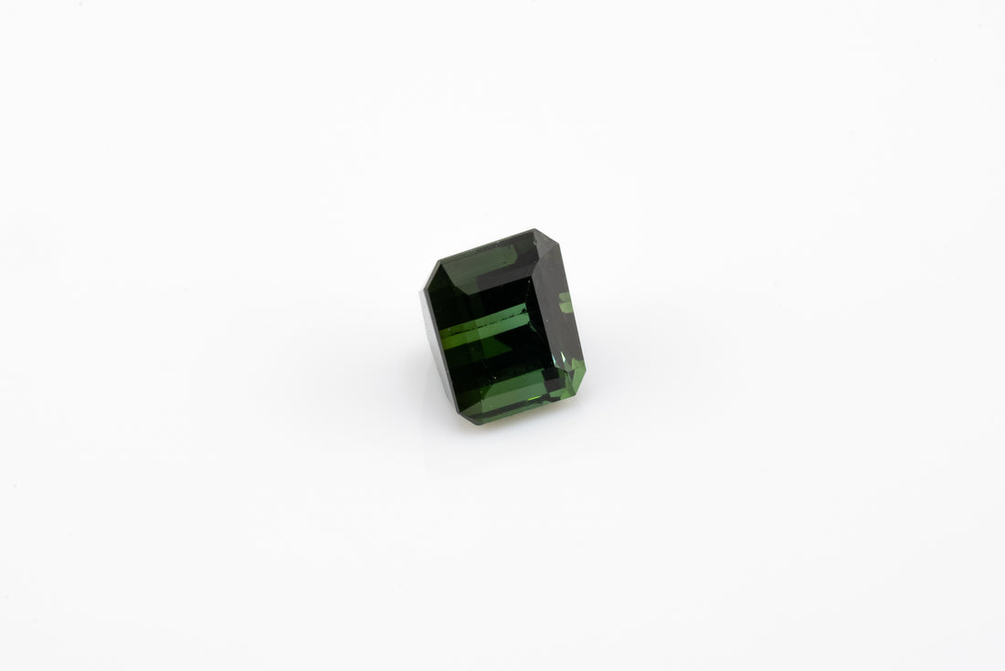 Tourmaline - 1.66ct VVS Octagon Natural Forest Green