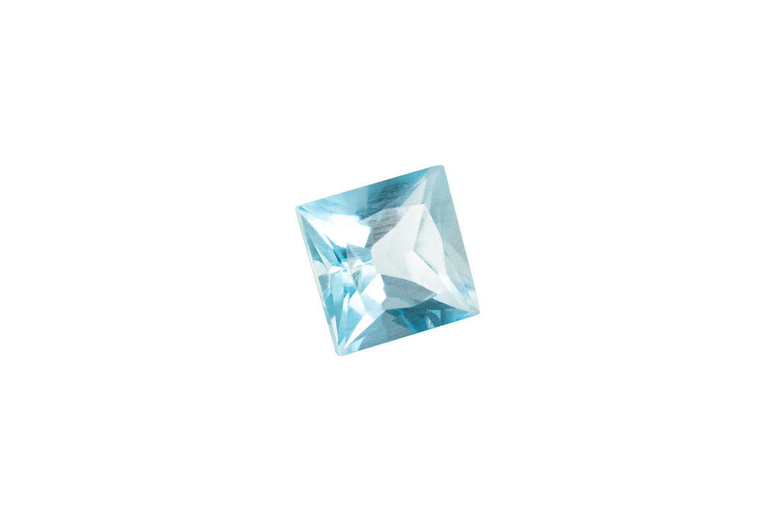 Aquamarine - 1.10 Ct Cushion Cut  VS-VVS Clarity