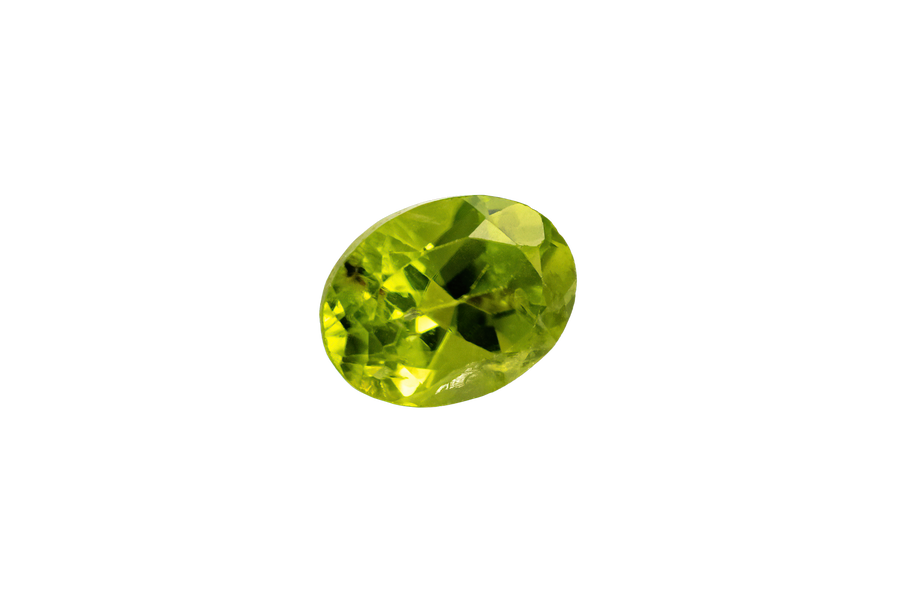 Peridot - 1.65 Ct Oval AAA Apple Green Clean