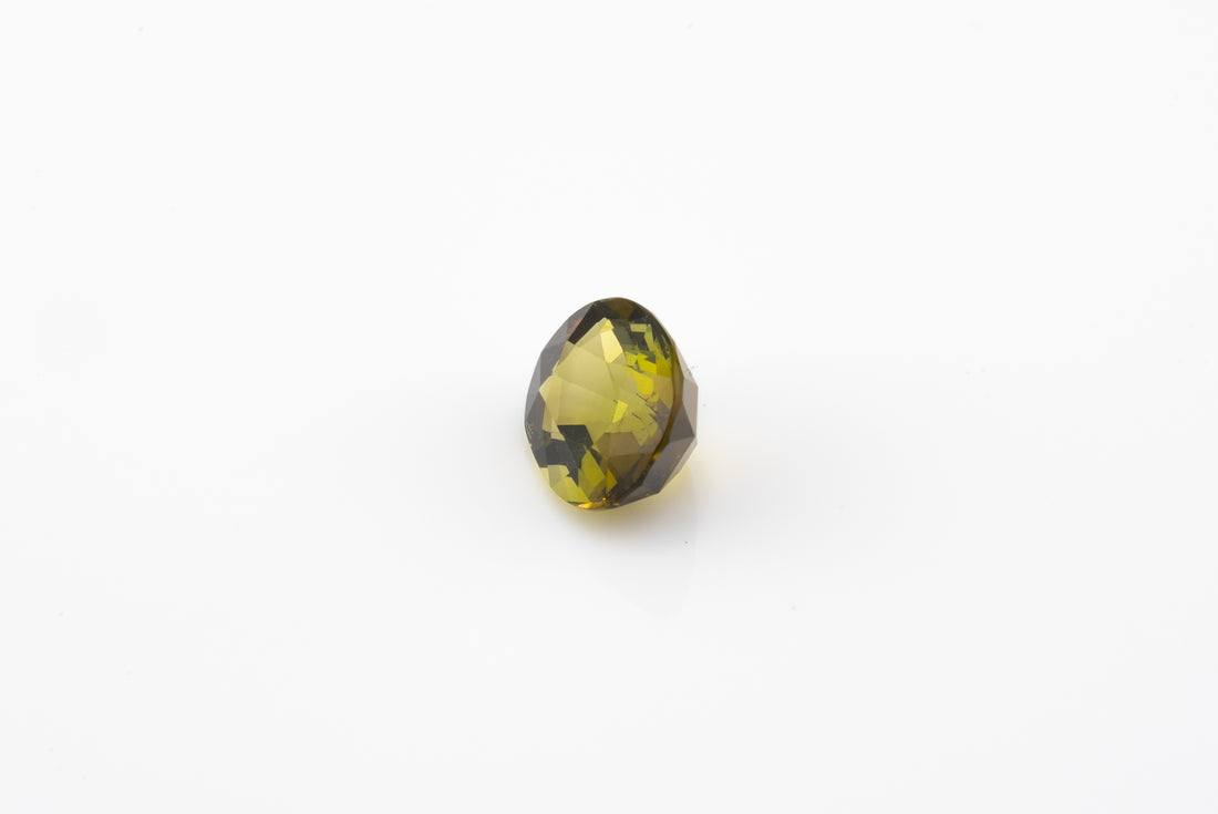 Tourmaline - 1.48ct Oval Natural Unheated Olive Green