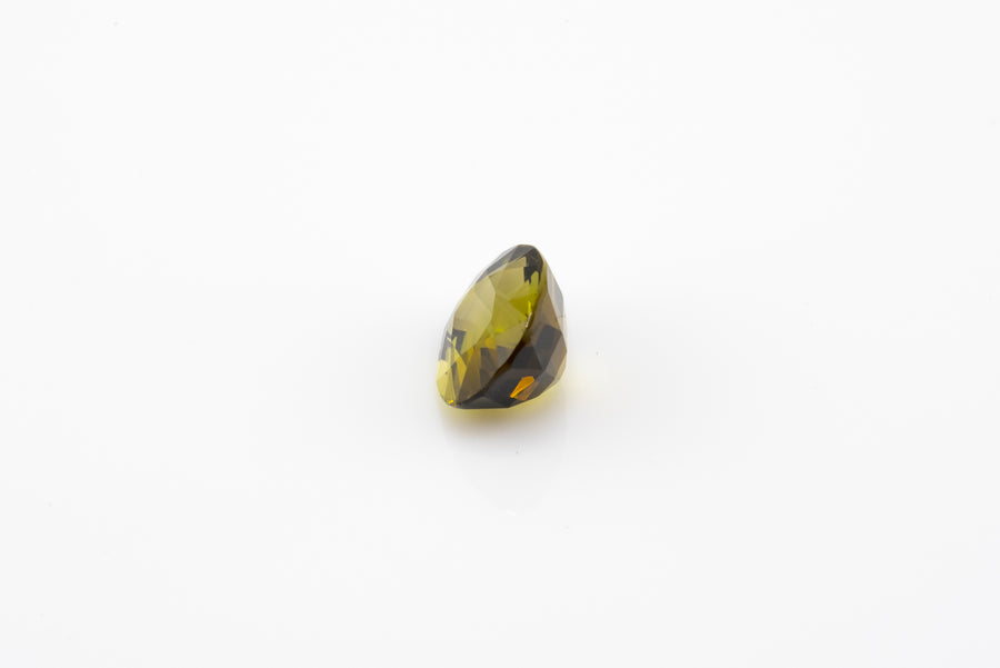 Tourmaline - 1.48ct Oval Natural Unheated Olive Green