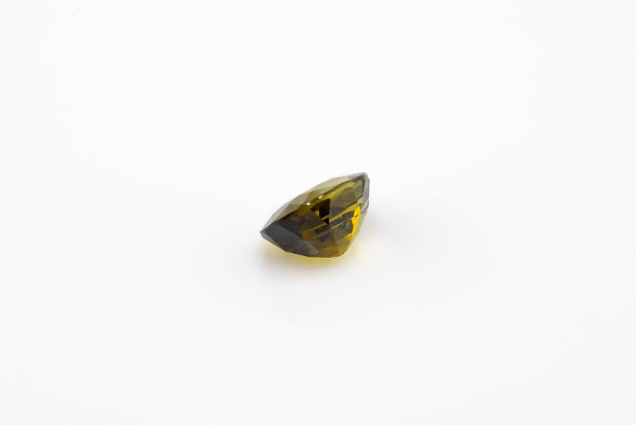 Tourmaline - 1.48ct Oval Natural Unheated Olive Green