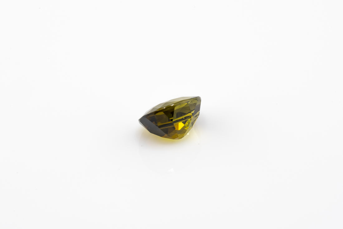 Tourmaline - 1.48ct Oval Natural Unheated Olive Green