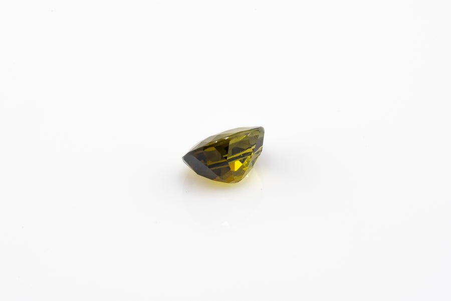 Tourmaline - 1.48ct Oval Natural Unheated Olive Green