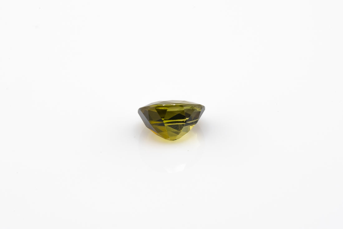 Tourmaline - 1.48ct Oval Natural Unheated Olive Green