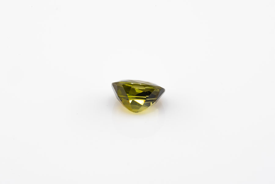 Tourmaline - 1.48ct Oval Natural Unheated Olive Green