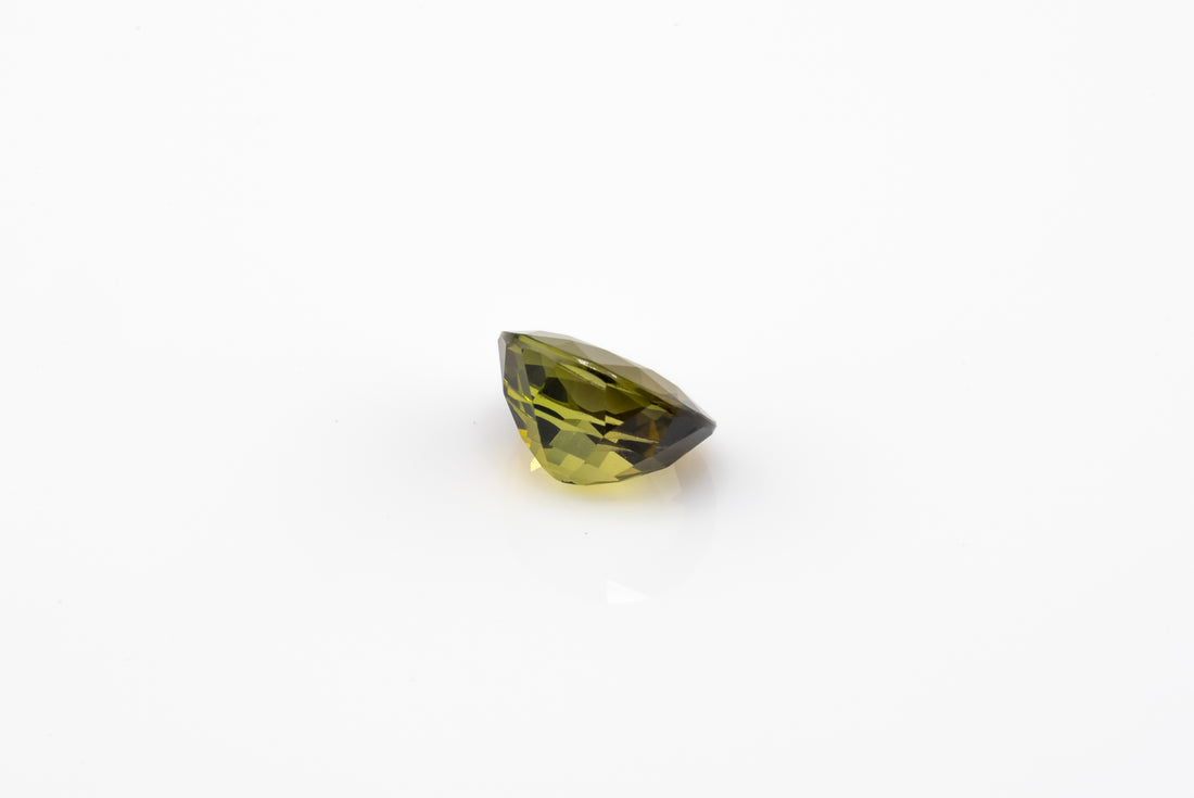 Tourmaline - 1.48ct Oval Natural Unheated Olive Green