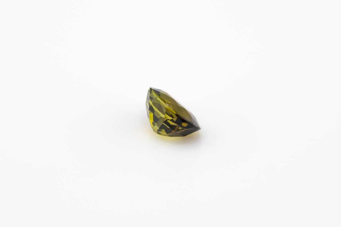 Tourmaline - 1.48ct Oval Natural Unheated Olive Green