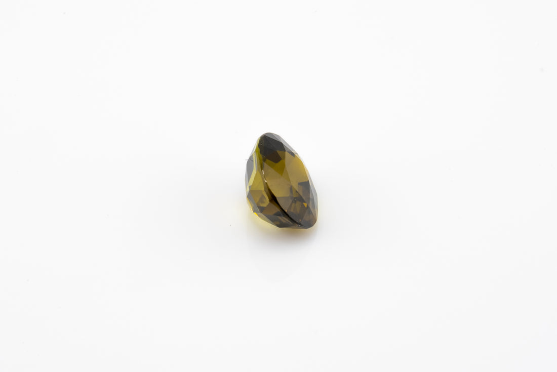 Tourmaline - 1.48ct Oval Natural Unheated Olive Green