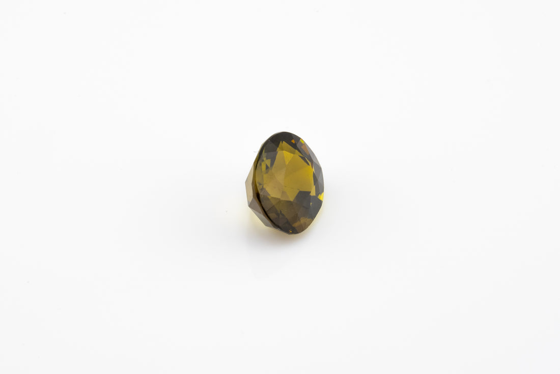 Tourmaline - 1.48ct Oval Natural Unheated Olive Green