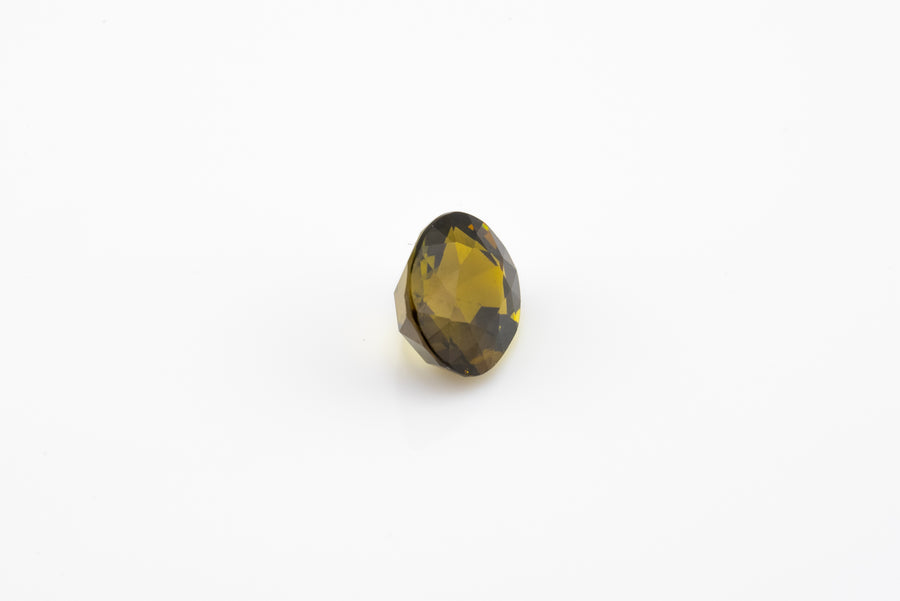 Tourmaline - 1.48ct Oval Natural Unheated Olive Green