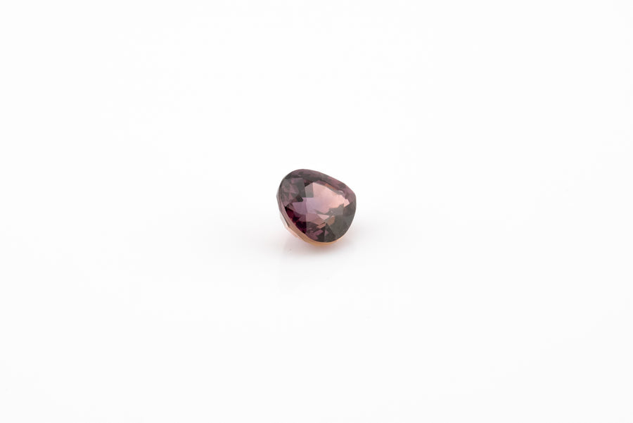 Sapphire - 0.61ct Pear Pinkish Purple Unheated