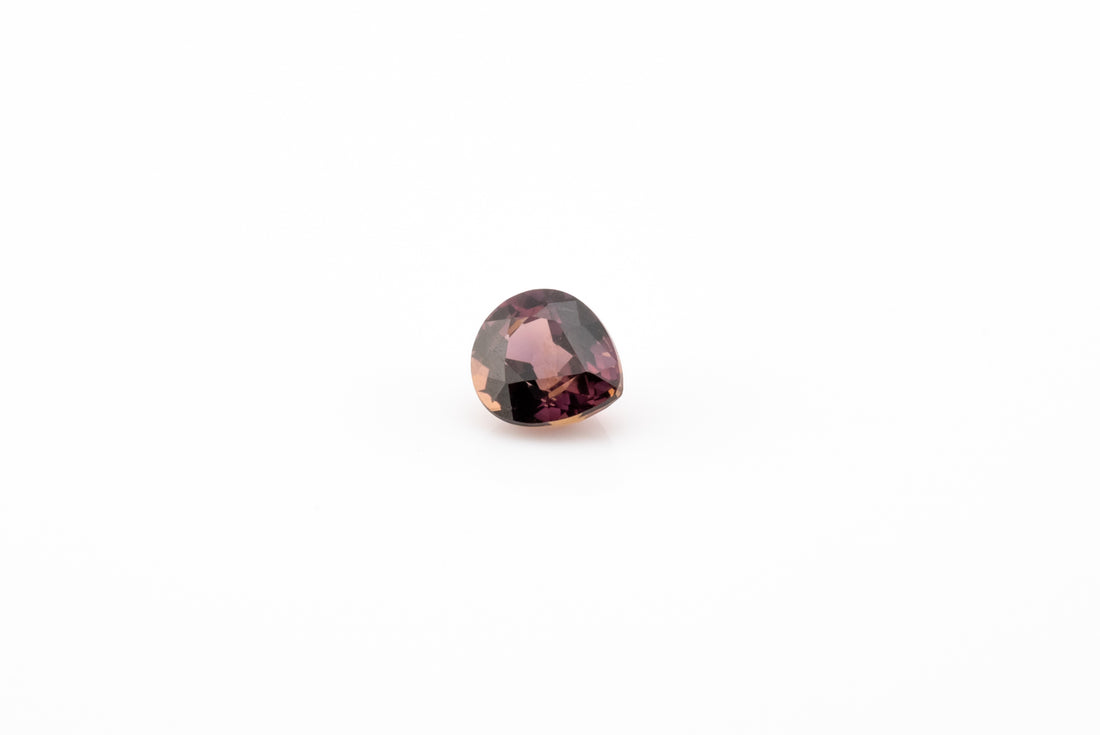 Sapphire - 0.61ct Pear Pinkish Purple Unheated