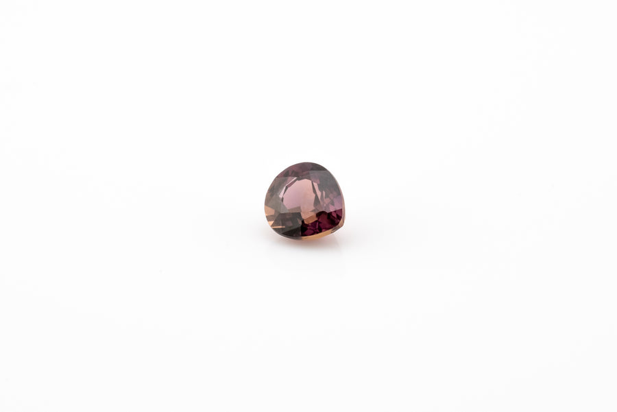 Sapphire - 0.61ct Pear Pinkish Purple Unheated