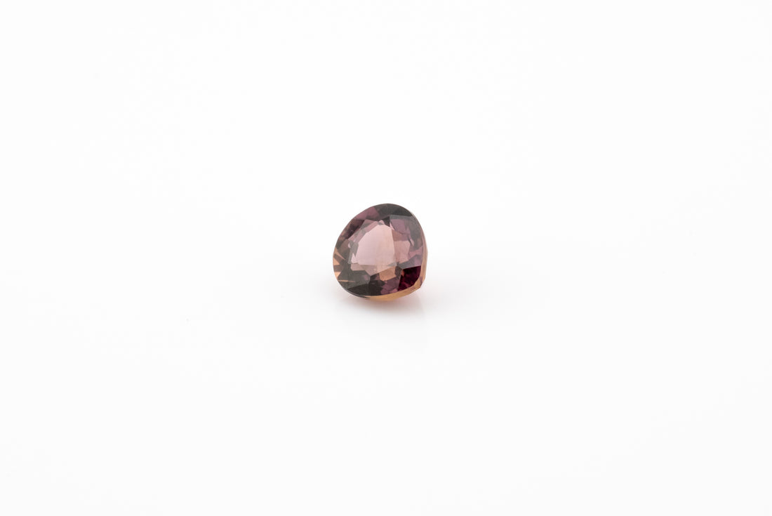 Sapphire - 0.61ct Pear Pinkish Purple Unheated