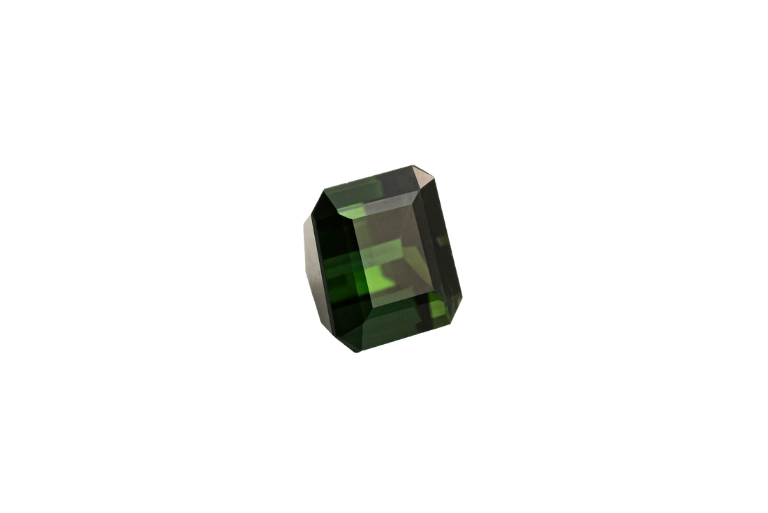 Tourmaline - 1.66ct VVS Octagon Natural Forest Green