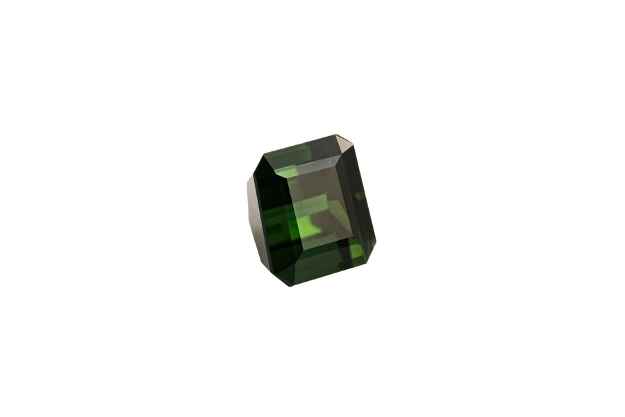 Tourmaline - 1.66ct VVS Octagon Natural Forest Green