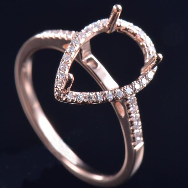 SRP012  Pear Jewel Ring