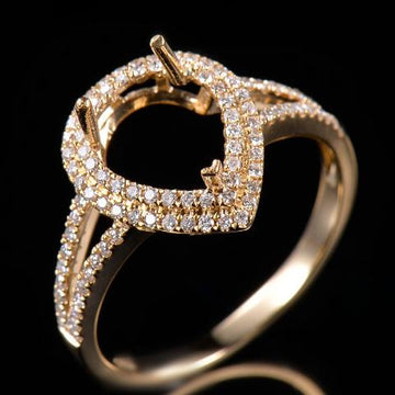 SRP017  Pear Jewel Ring
