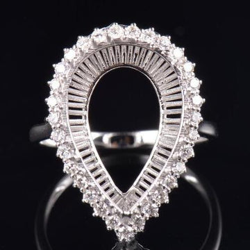 SRP024  Pear Jewel Ring
