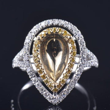 SRP038  Pear Jewel Ring